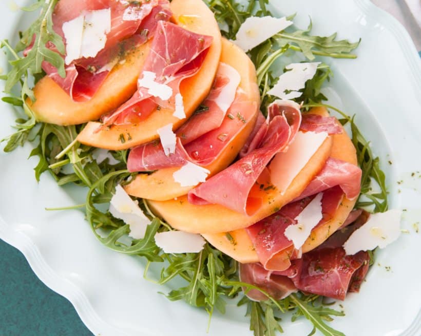 Salade de melon à l’italienne