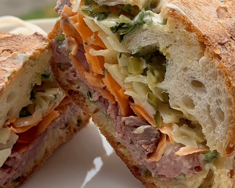 Sandwich au roastbeef, façon maison