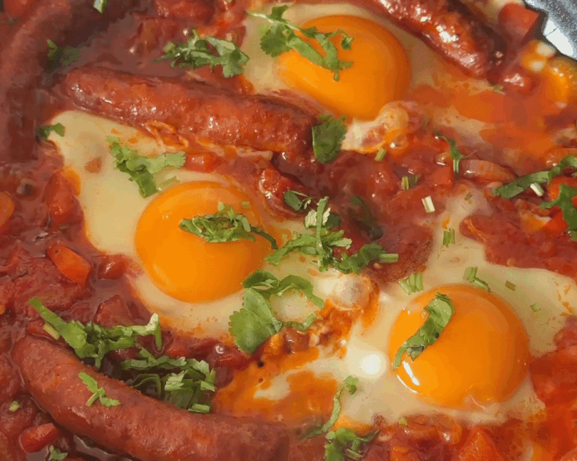 Chakchouka aux merguez Del Maître